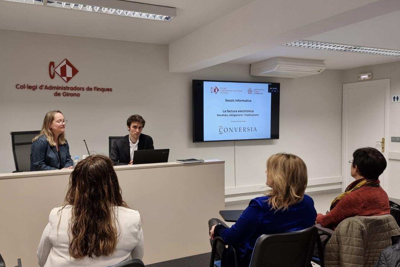 Sesión informativa sobre factura electrónica en CAF Girona