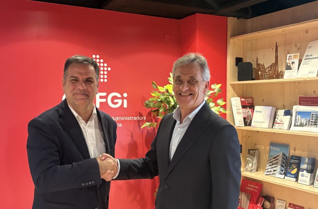 acuerdo colaboración colegio administradores de fincas de Girona y Conversia